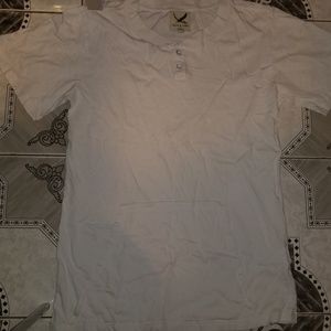 Quill & Sabre by Postage Mens Henley Tee Sz M NEW